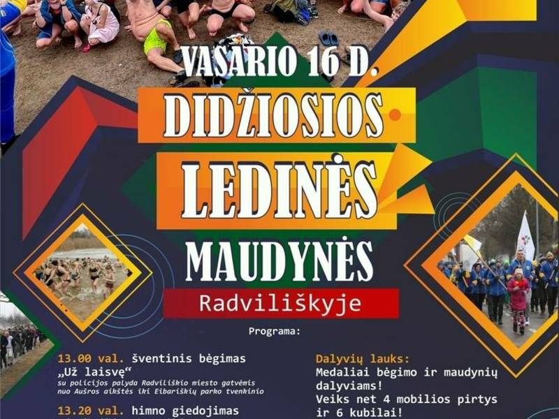 „DIDŽIOSIOS LEDINĖS MAUDYNĖS“