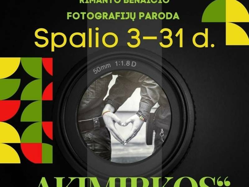 POLICIJOS PAREIGŪNO RIMANTO BENAIČIO FOTOGRAFIJŲ PARODA „AKIMIRKOS“