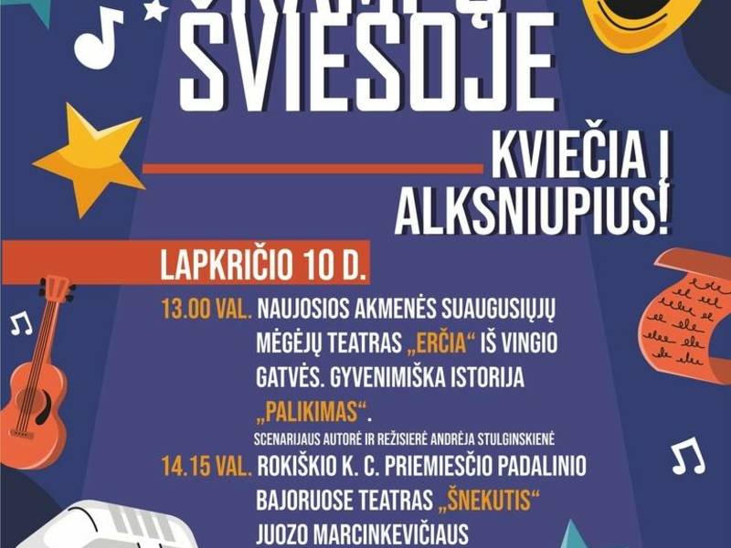 RESPUBLIKINIS MĖGĖJŲ TEATRŲ FESTIVALIS „RAMPŲ ŠVIESOJE“