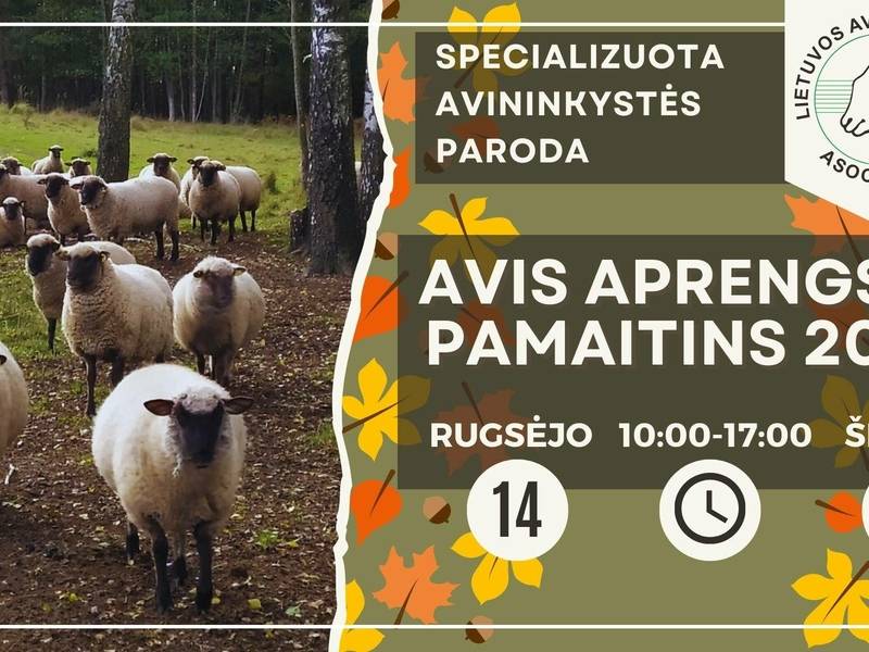 SPECIALIZUOTA AVININKYSTĖS PARODA „AVIS APRENGS IR PAMAITINS 2024“